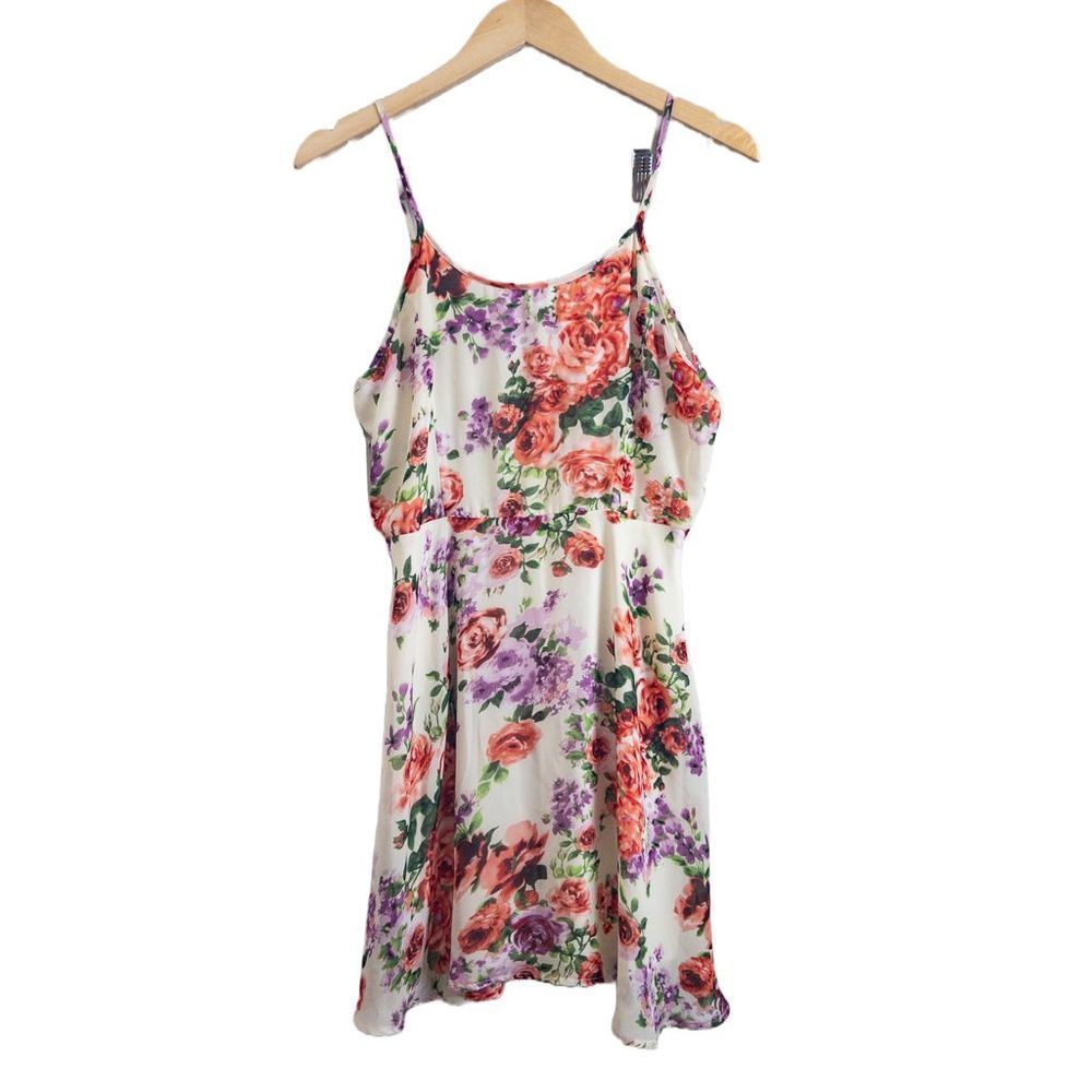 2/15$ or 3/20$ Floral Print Sun Dress SZ M